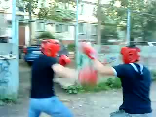 the fight is almost on par))))) after beer))) that's how we are boxers)))))